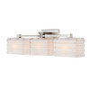 Varaluz - V67511BN - Three Light Bath Vanity - Sardinia - Brushed Nickel