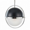Varaluz - P67822PNZD - One Light Pendant - Coventry - Polished Nickel / Aged Iron