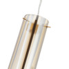 Varaluz - AC1072SG - Five Light Pendant - Chroman Empire - Satin Gold
