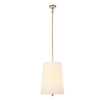 Varaluz - 576F04BG - Six Light Pendant - Rockford - Brontourage/Travartine