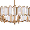 Varaluz - 572P05BK - Five Light Pendant - Drama Club - Brass Kisser