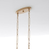 Varaluz - 572N08BK - Eight Light Pendant - Drama Club - Brass Kisser