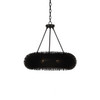 Varaluz - 569P06BL - Six Light Pendant - Urchin - Black