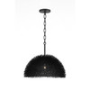 Varaluz - 569P01BL - One Light Pendant - Urchin - Black