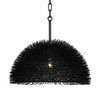 Varaluz - 569P01BL - One Light Pendant - Urchin - Black