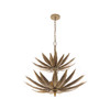 Varaluz - 563P09BK - Nine Light Pendant - Zanara - Brass Kisser