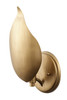 Varaluz - 560W01BK - One Light Wall Sconce - Petal Reign - Brass Kisser
