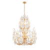 Varaluz - 558C12FG - 12 Light Chandelier - Petal Court - French Gold