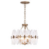 Varaluz - 557S04HG - Four Light Semi-Flush Mount - Aurora - Havana Gold