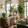 Varaluz - 556W01BK - One Light Wall Sconce - Panelist - Brass Kisser