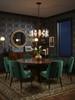 Varaluz - 555P06DB - Six Light Pendant - Oval Office - Ironclad