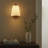 Varaluz - 520W02SBW - Two Light Wall Sconce - Desert Flyer - Satin Brass/Medium Walnut