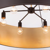 Varaluz - 323P06DBFG - Six Light Pendant - Cannery - Dark Bronze / French Gold