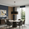 Varaluz - 323P05DBFG - Five Light Pendant - Cannery - Dark Bronze / French Gold