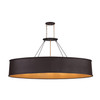 Varaluz - 323N07DBFG - Seven Light Linear Pendant - Cannery - Dark Bronze / French Gold