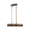 Varaluz - 323N06DBFG - Six Light Pendant - Cannery - Dark Bronze / French Gold