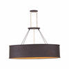 Varaluz - 323N05DBFG - Five Light Linear Pendant - Cannery - Dark Bronze / French Gold