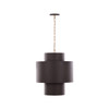 Varaluz - 323F04DBFG - Four Light Pendant - Cannery - Dark Bronze / French Gold