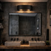 Varaluz - 323B02DBFG - Two Light Bath - Cannery - Dark Bronze / French Gold