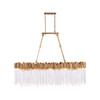 Varaluz - 309N10HG - Ten Light Linear Pendant - Matrix - Havana Gold