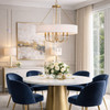 Varaluz - 270P06BK - Six Light Pendant - Barcelona - Brass Kisser