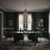 Varaluz - 270C12BK - 12 Light Chandelier - Barcelona - Brass Kisser
