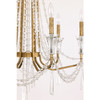 Varaluz - 270C06BK - Six Light Chandelier - Barcelona - Brass Kisser