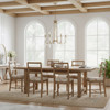 Varaluz - 270C06BK - Six Light Chandelier - Barcelona - Brass Kisser