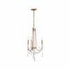 Varaluz - 270C03BK - Three Light Chandelier - Barcelona - Brass Kisser