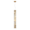 Varaluz - 1070P04SG - Four Light Pendant - Chroman Empire - Satin Gold