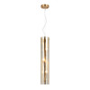 Varaluz - 1070P03SG - Three Light Pendant - Chroman Empire - Satin Gold