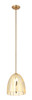 Varaluz - 1070P01SG - One Light Pendant - Chroman Empire - Satin Gold