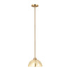 Varaluz - 1070P01MSG - One Light Pendant - Chroman Empire - Satin Gold