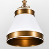 Varaluz - 549P01WHTBRZ - One Light Pendant - Savarin - Heritage White/Heritage Bronze