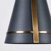 Varaluz - 536M01ZNCBRZ - One Light Mini Pendant - Brasserie - Blackened Zinc/Heritage Bronze