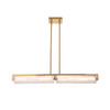 Varaluz - 531N02SB - LED Linear - Mingle - Satin Brass