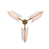 Varaluz - 531C03SB - LED Chandelier - Mingle - Satin Brass