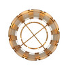 Varaluz - 518P08SSBS - Eight Light Pendant - Peep Show - Sunwashed Silver/Brushed Sienna