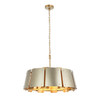 Varaluz - 518P05SSBS - Five Light Pendant - Peep Show - Sunwashed Silver/Brushed Sienna