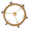 Varaluz - 360C06FG - Six Light Chandelier - Nevis - French Gold