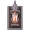 Varaluz - 268B01SL - One Light Bath - Lofty - Steel
