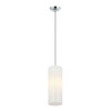 Varaluz - AC1691 - One Light Mini Pendant - Swirled - Chrome