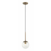 Varaluz - 612740 - One Light Mini Pendant - Mid-Century - Antique Brass