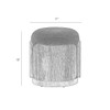 Varaluz - 513CH17A - Ottoman - Hutton - Dark Brown Oak/Earth