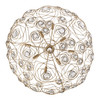 Varaluz - 500P08HGOB - Eight Light Pendant - Ethereal Rose - Havana Gold Ombre