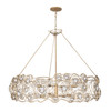 Varaluz - 500C08HGOB - Eight Light Chandelier - Ethereal Rose - Havana Gold Ombre