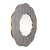 Varaluz - 453MI54A - Wall Mirror - Scallop - Gray Shagreen/Weathered Brass