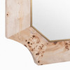 Varaluz - 449MI28B - Wall Mirror - Farra - Poplar Burl/Weathered Brass