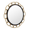 Varaluz - 444MI30MBTG - Mirror - Chains of Love - Matte Black/Textured Gold