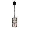 Varaluz - 393N06MBFG - Six Light Linear Pendant - Park Row - Matte Black/French Gold